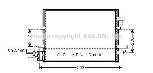 AVA QUALITY COOLING Конденсатор, кондиционер FD5377